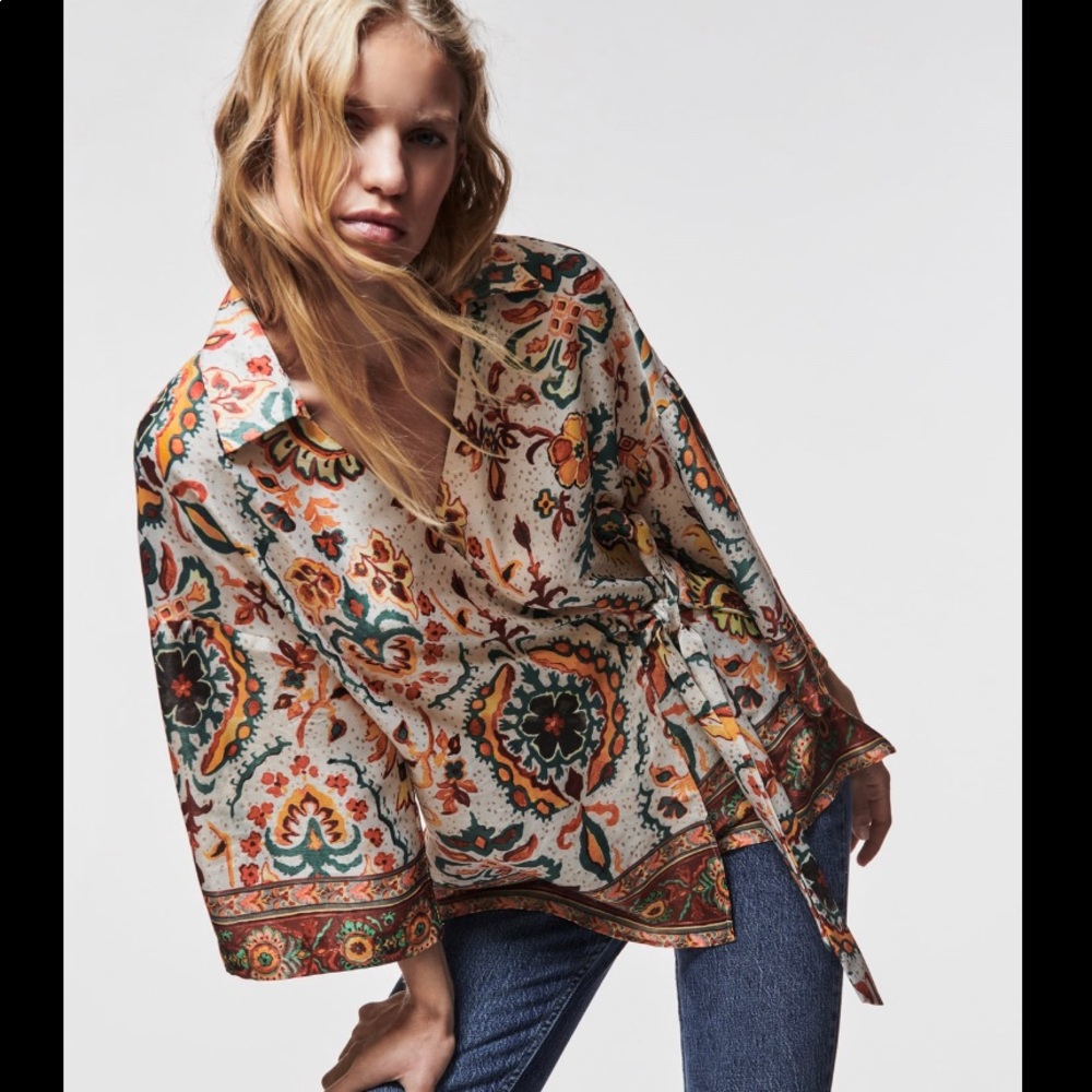 ZARA BELTED KAFTAN